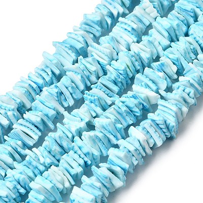 Natural Sea Shell Beads Strands BSHE-K012-08C-1