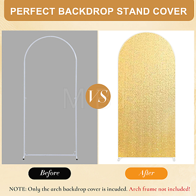 Fiber Wedding Arch Cover AJEW-WH20096-70A-1