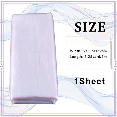 Laser Polyester Mesh Fabric DIY-WH0304-692B-1