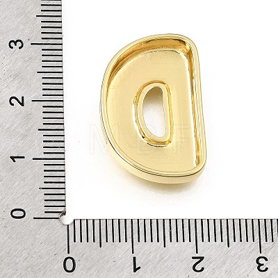 Brass Slide Charms KK-Z163-01G-D-1