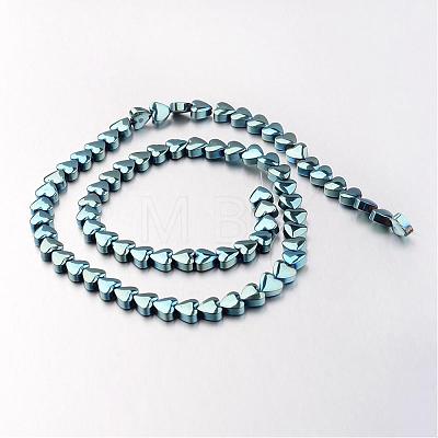 Electroplate Non-magnetic Synthetic Hematite Bead Strands G-F300-22D-1