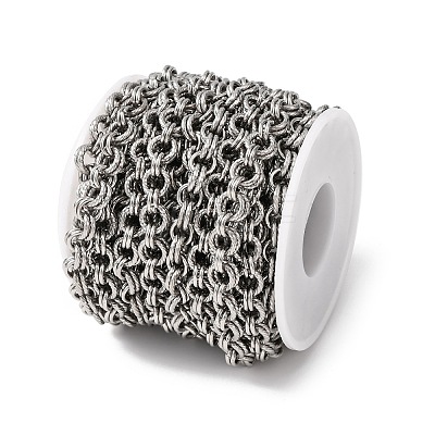 Double Link 304 Stainless Steel Cable Chain CHS-G049-03P-01-1