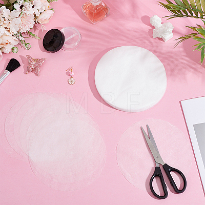 100Pcs Non-woven Fabrics Nail Dust Collector Filter Paper AJEW-GF0015-09B-1