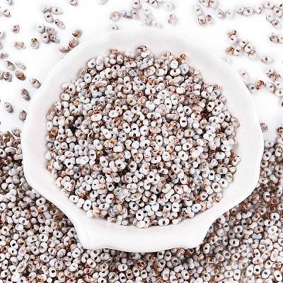 Baking Paint Glass Seed Beads SEED-C003-01L-1