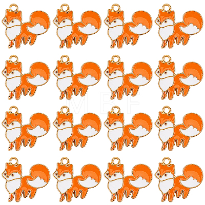 30Pcs Thanksgiving Day Alloy Enamel Pendants ENAM-SC0005-82-1