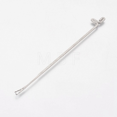 Iron Beading Needle TOOL-WH0095-04-1