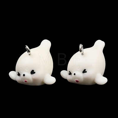 Marine Series Opaque Resin Pendants RESI-XCP0002-42C-1