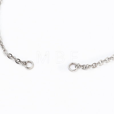 Adjustable 304 Stainless Steel Cable Chain Slider Bracelet/Bolo Bracelets Making AJEW-JB00780-01-1