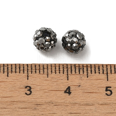 Pave Disco Ball Beads X-RB-Q195-A6mm-1-1