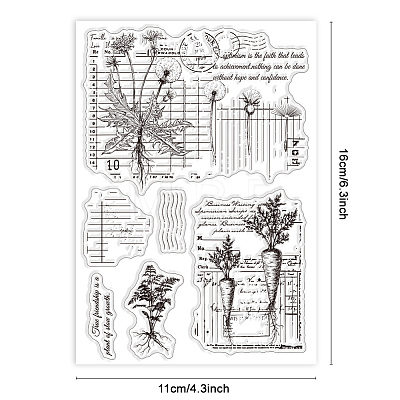 Custom PVC Plastic Clear Stamps DIY-WH0448-0515-1