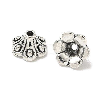 Tibetan Style Bell Filigree Bead Caps X-TIBE-A23845-AS-FF-1