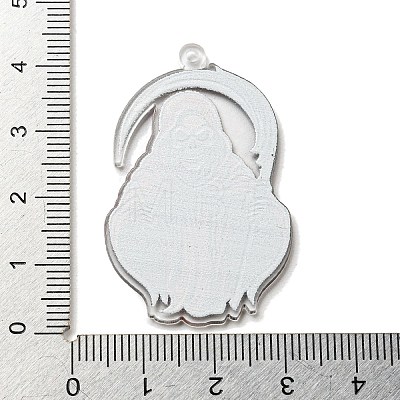 Halloween Theme Printed Acrylic Pendants OACR-P026-B04-1