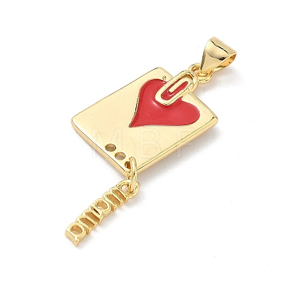 Brass Pendants KK-H537-04G-1