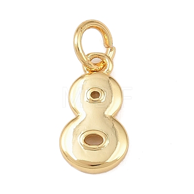 Brass Charms KK-G544-10G-08-1