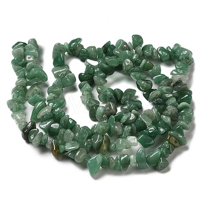 Natural Green Aventurine Beads Strands G-F703-06-1