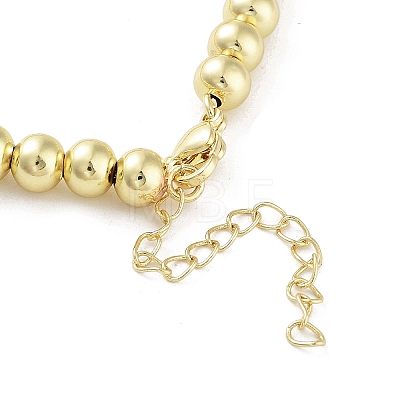 Brass Beaded Necklaces NJEW-L170-08C-G-1