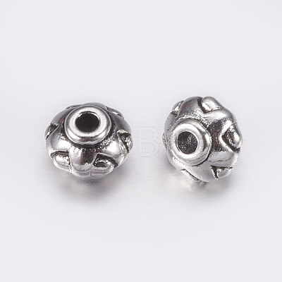 Tibetan Style Spacer Beads X-TIBEB-A24612-AS-LF-1