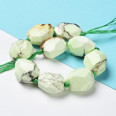 Natural Lemon Jade Beads Strands G-M406-A03-01-1
