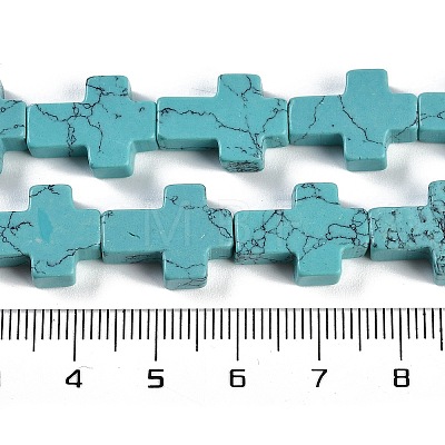 Synthetic Turquoise Beads Strands G-I369-A09-02-1