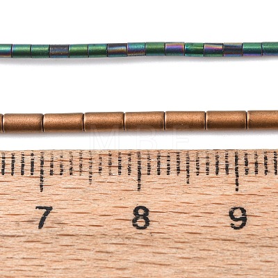 Electroplated Synthetic Non-magnetic Hematite Beads Strands G-K366-I02-02-1
