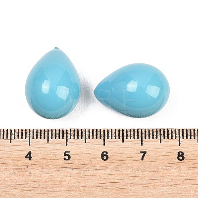 Electroplate Opaque Glass Beads GLAA-A044-02F-1