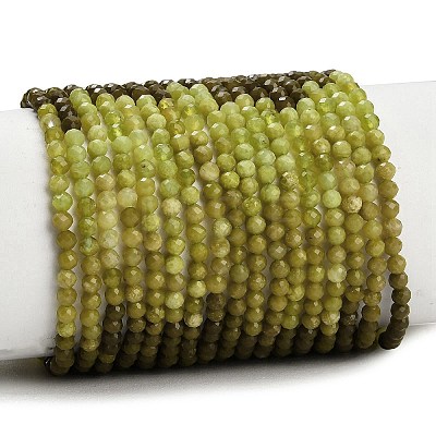 Gradient Color Natural Yellow Green Opal Beads Strands GG-CBA9722-A01-2mm-1