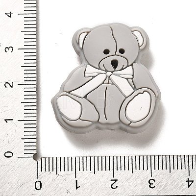 Bear Silicone Focal Beads SIL-D008-01E-1