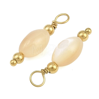 Natural Freshwater Shell Pendants SH-CBA5EEC-01G-1