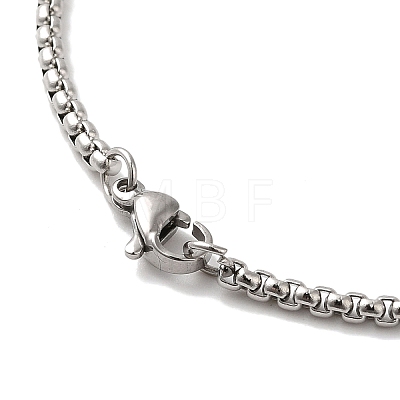 304 Stainless Steel Pendant Necklaces NJEW-K253-09P-1