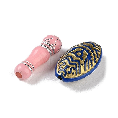 Opaque Acrylic Beads X1-MACR-L005-04A-1