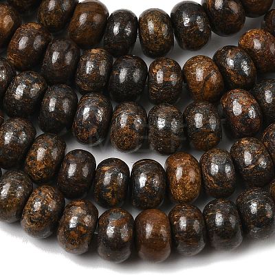 Natural Bronzite Beads Strands G-A280-A16-01-1