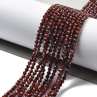 Natural Garnet Beads Strands G-H079-A01-03D-1