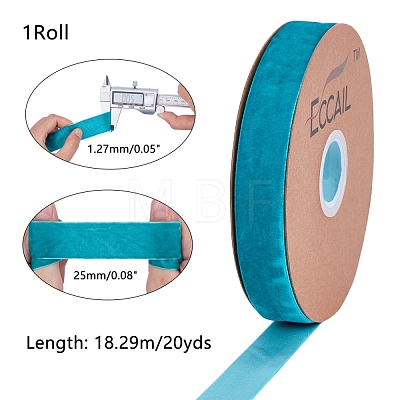 Velvet Ribbon SRIB-WH0006-18A-1