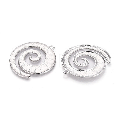 Textured Alloy Big Pendants PALLOY-T091-41P-1