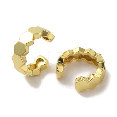 Rack Plating Brass Clip-on Earrings EJEW-R162-27G-1