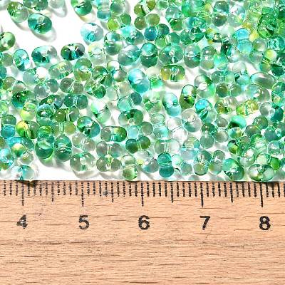 Transparent Baking Paint Glass Seed Beads SEED-A033-06A-18-1