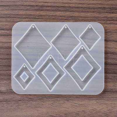 DIY Playing Card Theme Pendants Silicone Molds DIY-C076-01A-1