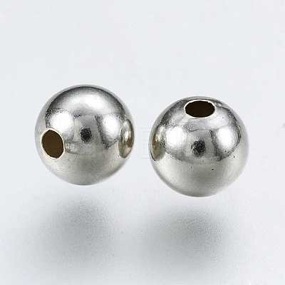 925 Sterling Silver Beads STER-K037-042N-1