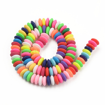 Handmade Polymer Clay Beads Strands CLAY-N008-064-A02-1