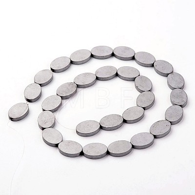 Electroplate Non-magnetic Synthetic Hematite Beads Strands G-F300-10-F01-1