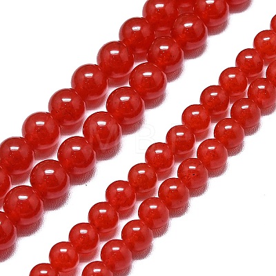 Natural Malaysia Jade Beads Strands G-L645-C01-4mm-16-1