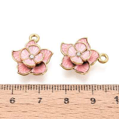 304 Stainless Steel Enamel Pendants STAS-N124-34A-G-1