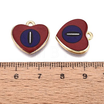 Valentine's Day Printed Alloy Pendants PALLOY-SZC0008-15E-1