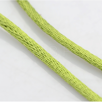 Macrame Rattail Chinese Knot Making Cords Round Nylon Braided String Threads X-NWIR-O001-A-15-1