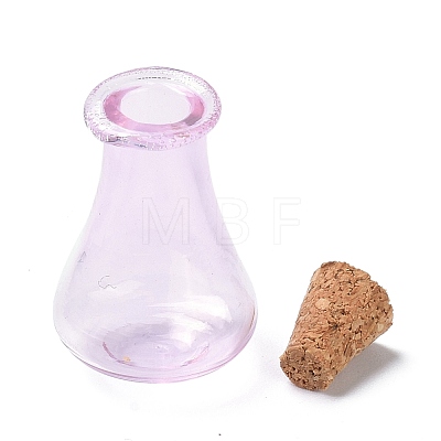 Glass Cork Bottles AJEW-O032-01F-1