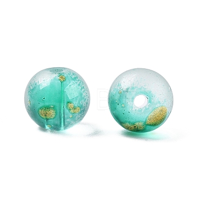 Frosted Baking Paint Glass Beads X1-DGLA-N005-8mm-09-1
