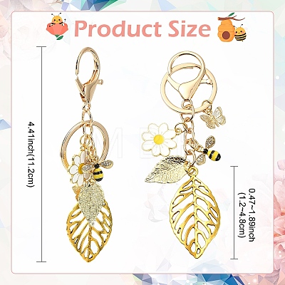 Alloy Enamel Keychain KEYC-YW00278-1
