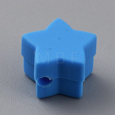 Star Silicone Focal Beads LS-SIL-TAC0008-08F-1