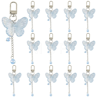 20Pcs Acrylic Pendant Decorations HJEW-YW00252-02-1