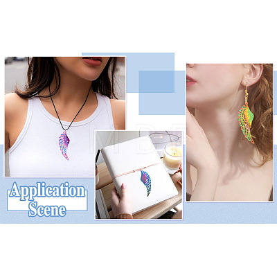  DIY Wing Earring Making Kit STAS-TA0001-95-1